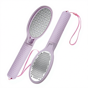 Lime à pieds en acier inoxydable Source Factory pour éliminer les peaux mortes, dispositif de polissage des pieds, éliminateur de callosités - Product Image 3