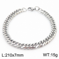 Brazalete y Pulseras de Bisutería, Estilo Hip-Hop, Chapado en Oro de 18K, Brazalete Grueso, Accesorio de Muñeca para Mujer/Hombre
