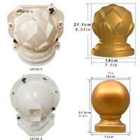 Moules en plastique pour statues d'animaux en béton coulé sur place, moules pour statues de jardin préfabriquées pour la décoration de jardin et de cour