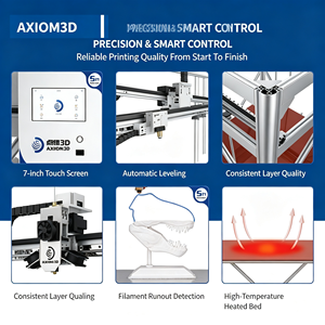 AXS10 Large Industrial 3D Printers Automatic New USB PLA High-precision Large-size Printing Equipment Easy to Operate