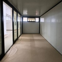 Maison conteneur pliable de type Z à prix avantageux, installation facile, extensible, avec structure en acier métallique