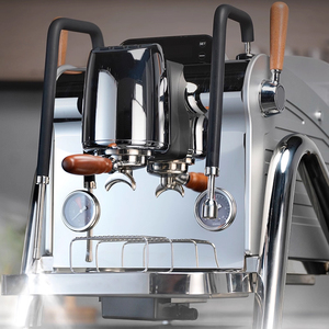 Máquina <span class=keywords><strong>de</strong></span> café Espresso semiautomática comercial profesional, cafetera <span class=keywords><strong>de</strong></span> capuchino con cabeza <span class=keywords><strong>de</strong></span> elaboración saturada con bomba <span class=keywords><strong>de</strong></span> agua importada - Product Image 4