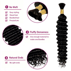 Cabello Humano Remy Brasileño al por Mayor, 100% Alineado con la Cutícula, Grado 10A, Paquetes de Cabello Virgen Crudo a Granel, Liso Sedoso de 8-30 Pulgadas - Product Image 4