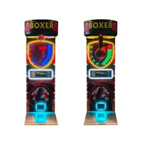Nouvelle conception de machine de jeu de boxe d'arcade électronique à monnayeur pour sports d'intérieur, avec fonction de test de puissance de frappe et système de tickets pour prix