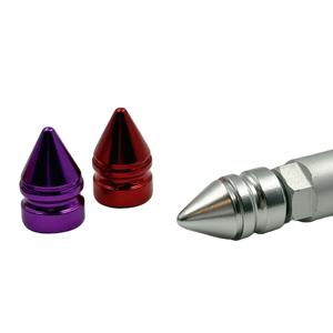 KAISHENG New Auto Truck Motorcycle Air Valve Stem Caps Aluminum Spike Cone Tyre Valve <strong>Rim</strong> Dustproof Protective <strong>Cover</strong> 24-Month - Product Image 5