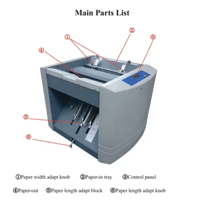 Máquina de Encuadernación RC-BMP350 A3, Encuadernadora de Libros de Sobremesa, Máquina para Hacer Folletos Cuadrados - Product Image 3