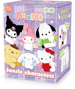 Lot de 6 boîtes en gros LDCX Anime Personnages Sanrio Hagugu Vol.1 Peluche Boîte Mystère Cadeau d'Anniversaire Collection Jouets d'Anniversaire pour Enfants - Product Image 2