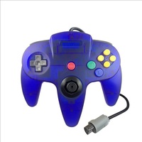 Nuevo Modelo de Controlador de Juegos con Vibración, Controlador con Cable y Motor de Vibración para N64, Joypad Clásico para Consola N64, Joystick
