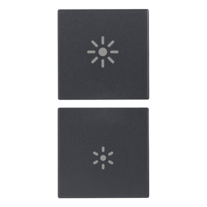 สวิตช์หรี่ไฟติดผนัง สีเทา ความยาว 1 เมตร 6.5x4x1 ซม. สำหรับควบคุมแสงสว่าง - Product Image 1