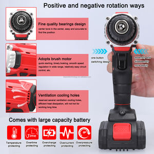 สว่านไร้สายอเนกประสงค์ 21V 3in1 25+3 ฟังก์ชั่น พร้อมแบตเตอรี่ลิเธียมแบบชาร์จได้ แรงบิด 28 นิวตันเมตร  1 แบตเตอรี่ - Product Image 2