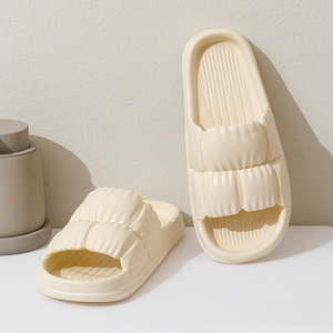 <span class=keywords><strong>Calzature</strong></span> da bagno Color caramella da donna stampate personalizzate Unisex Eva morbide pantofole da casa con suola spessa antiscivolo - Product Image 4