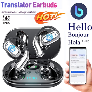 Auriculares Inalámbricos, Auriculares de Conducción Ósea, Auriculares Deportivos con Control Táctil de Volumen, Sonido Envolvente 3D, Pantalla LED Integrada - Product Image 3