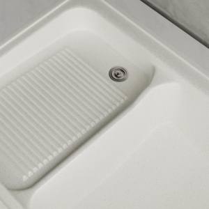 Fregadero <span class=keywords><strong>de</strong></span> Lavandería Cuadrado <span class=keywords><strong>de</strong></span> Cuarzo <span class=keywords><strong>de</strong></span> Diseño Moderno, Ideal para Cocina Exterior, Baño y Lavado <span class=keywords><strong>de</strong></span> <span class=keywords><strong>Ropa</strong></span> <span class=keywords><strong>de</strong></span> Bebé - Product Image 5