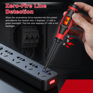 HABOTEST HT95A-SL5 Comprobador de Voltaje Digital 12-250V CA Tipo Destornillador Detector Eléctrico Tipo Pluma - Product Image 6