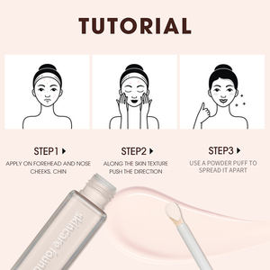 Base líquida vegana con logotipo personalizado, cobertura completa y control de aceite, maquillaje resistente al agua y mate con formas de crema y polvo - Product Image 6