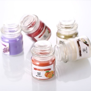 Bougies parfumées Vanille Whisky Wild Bluebell Oud Pamplemousse Patchouli Bacon Tabac Aroma Therapy dans un pot à <span class=keywords><strong>confiture</strong></span> - Product Image 5