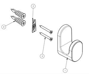 Crochet de rangement en laiton satiné de qualité supérieure, étagère de rangement, salle de bain domestique, organisateur <span class=keywords><strong>mural</strong></span>, espace de rangement pour clés - Product Image 6