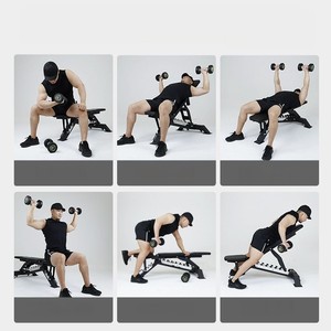 <span class=keywords><strong>Banc</strong></span> de <span class=keywords><strong>musculation</strong></span> multifonctionnel pliable et réglable, capacité 800 kg, réglage 3D, étanche, pour extérieur - Product Image 5