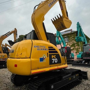 Excavatrice sur chenilles hydraulique d'occasion PC70 Kawasaki, très demandée, capacité de godet de 0,32 m³, 7 tonnes d'origine, en stock - Product Image 4