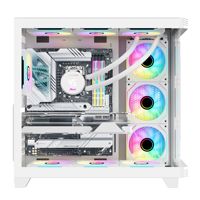 Venta al por Mayor de Nuevas Cajas de Ordenador para Juegos con Panel de Malla Micro ATX, Diseño Personalizado, Gabinete para PC Gamer