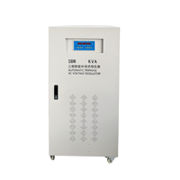 Stabilisateur de tension industriel SBW AVR triphasé 60 kVA en cuivre SVC AC pour machines textiles avec garantie de 2 ans