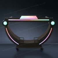 Écran LED 3D personnalisé en couleur pleine, cabine DJ cool, table de DJ, cabine DJ LED, comptoir de bar tendance pour bar, boîte de nuit
