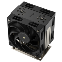 COOLSERVER CS-SP6-4UM98 PRO pour serveur de bureau SP6 4U M98, refroidisseur de processeur, 6 caloducs, faible bruit, dissipateur thermique en cuivre et aluminium, TDP 410W