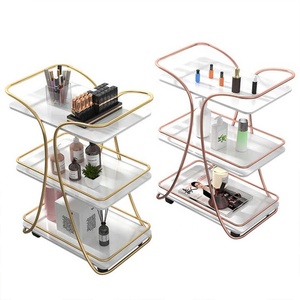 Equipo de peluquería de belleza moderno carro de herramientas pequeño carro de Salón Blanco de lujo Carro de salón para estética de salón - Product Image 6