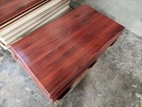Table de restaurant moderne en bois, résistante aux rayures et aux taches, mobilier de salle à manger commercial durable pour usage extérieur et scolaire (1200x700mm)