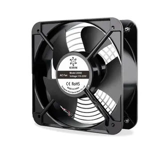 PWM eksenel Fan 0.45A 350CFM 230V 380V 20CM 200x200x60mm 200mm 8 inç 20060 AC Fan fırçasız soğutma fanı