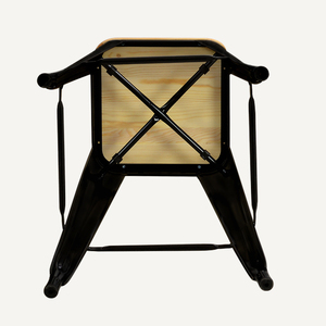 Vente directe d'usine, chaises <span class=keywords><strong>de</strong></span> <span class=keywords><strong>bar</strong></span> en <span class=keywords><strong>métal</strong></span>, tabourets <span class=keywords><strong>de</strong></span> <span class=keywords><strong>bar</strong></span>, coussin en <span class=keywords><strong>bois</strong></span>, chaises hautes modernes - Product Image 3