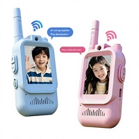 Interphone vidéo pour enfants, mini-jouet de communication de 3e génération, cadeau ludique en plastique pour la communication parent-enfant