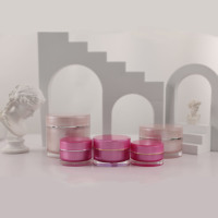 Bestseller 30g 50g 100g 200g Leere Plastik-Kosmetikdosen für Lidschatten und Creme, Kleine Klare Runde Acryl-Probedosen