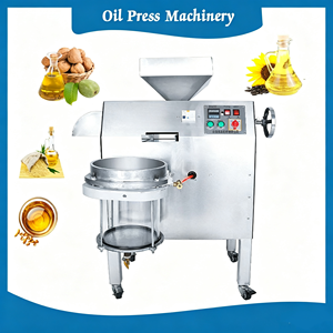 Presse à <span class=keywords><strong>huile</strong></span> automatique, extracteur commercial, construction en acier inoxydable de qualité alimentaire, adapté à un usage familial - Product Image 1