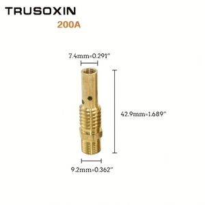 อุปกรณ์เชื่อม10ชิ้น200A MiG MAG อุปกรณ์เสริมปืน MiG MAG Link Rod สำหรับ CO2เครื่องเชื่อม MIG - Product Image 3