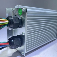 Contrôleur de véhicule électrique à trois modes onde sinusoïdale double rangée 18 tubes 48V-64V-1200W DC brushless