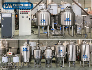 Équipement de brassage de <span class=keywords><strong>bière</strong></span> artisanale Cassman de 300 L <span class=keywords><strong>pour</strong></span> restaurants et usines de fabrication, comprenant une pompe principale - Product Image 2