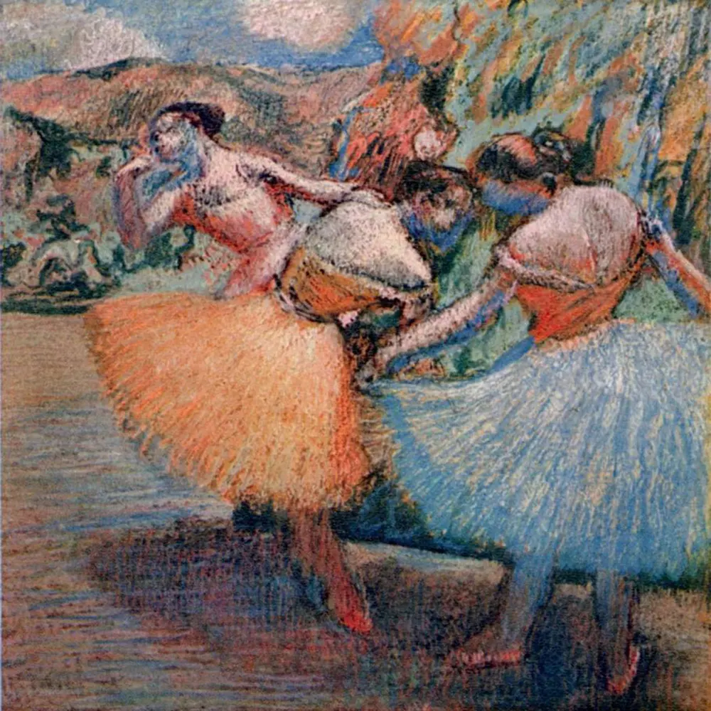 Kunstenaar Handgeschilderde Edgar Degas Ballerina Olieverfschilderij Op Canvas Reproductie Ballerina Schilderij Edgar Degas Olieverfschilderij