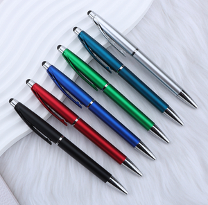Bolígrafo Metálico con Pantalla Táctil y Punta de Bola de 1.0 mm, Recarga de Tinta, Selección de Múltiples Colores <span class=keywords><strong>para</strong></span> Oficina y Escuela, Logotipo Personalizado - Product Image 3