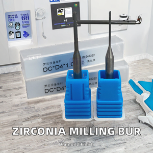 Đầu mài răng sứ Zirconia ROLAND DC cho CAD/CAM, toàn bộ răng bằng Zirconium, phủ kim cương, ODM OEM, HRC 65HRC, 1mm - Product Image 2