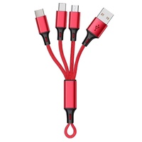 Cable USB Corto 3 en 1 con Carga Rápida para Impresora y Computadora, de Alta Calidad y Económico, en Oferta