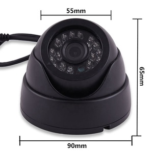 4 פינים 2.0MP HD 1080P מצלמה AHD מקורה ראיית לילה מצלמה עם מיקרופון עבור אוטובוס משאית ואן רכב - Product Image 2