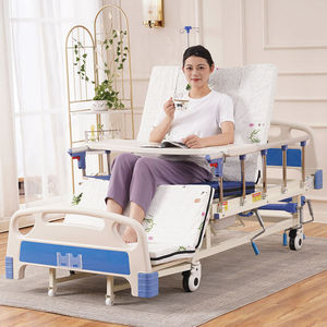 Sản Xuất Giá <span class=keywords><strong>ABS</strong></span> Sang Trọng Của Nhãn Hiệu Bệnh Viện Điều Dưỡng Giường 5 Chức Năng Đầy Đủ Uốn Cong Chăm Sóc Nhà Giường Cho Người Cao Tuổi - Product Image 5