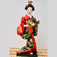 Poupée Geisha Kimono d'Art Populaire Japonais Faite à la Main en Résine, Nouveau Modèle, Jouet, Souffleur d'Air, Décoration d'Hôtel, Ornements, Vente en Gros