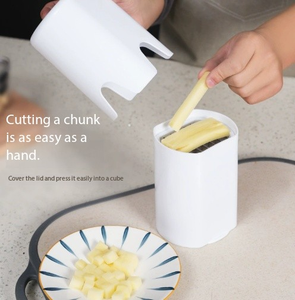 घरेलू रसोई के लिए बहुक्रियाशील मैनुअल फल सब्जी कटर, पोर्टेबल आसान ऑपरेशन स्लिसर फ्रेंच फ्राइज़ आलू के लिए एकदम सही - Product Image 1