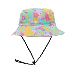 Sombrero de Pescador de Nailon Personalizado de Alta Calidad, de Secado Rápido, con Estampado Floral, Ajustable, Impermeable, para Playa, Verano, con Cordón - Product Image 1