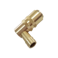 TV6510 9013 2019/90 TALKOB 180 ℃ Débit Moule Refroidissement Partie 90 Coude Tuyau Pagode Plug 13mm Laiton Mamelon Femelle Accouplement Rapide Prises