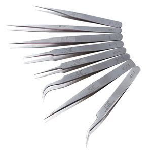 Pince à épiler à pointe droite Vetus St-12 en acier inoxydable de précision pour la réparation de circuits et l'élimination des plumes de nid d'oiseau - Product Image 4