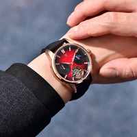 Montre automatique PAGANI DESIGN PD-YS021 pour homme avec cadran bleu dégradé, tourbillon et phases de lune, nouvelle montre mécanique 2025