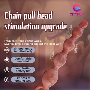 CITYFUN - Bolas Anales Vibratorias, Bolas para el Canal Vaginal, Vibrador de Silicona Líquida, Masajeador, Tapón Anal, Juguetes Sexuales para Mujeres y Hombres Gay - Product Image 5